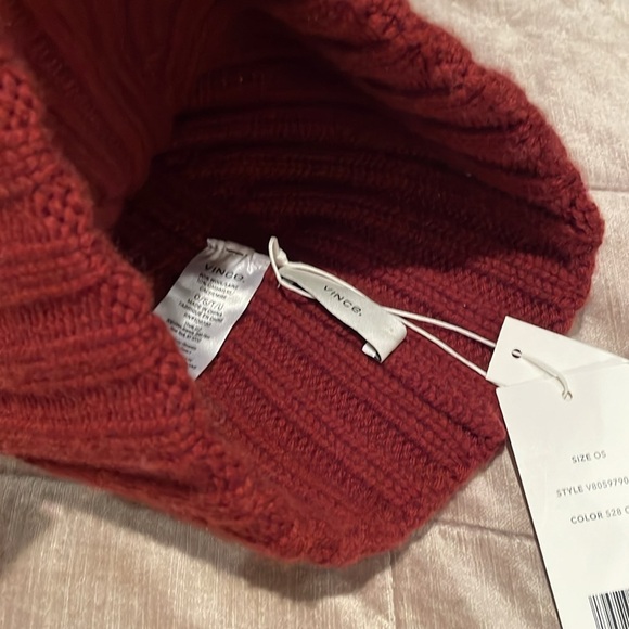 New! Vince Wool & Cashmere Knitted Winter Hat NWTS - Picture 9 of 10